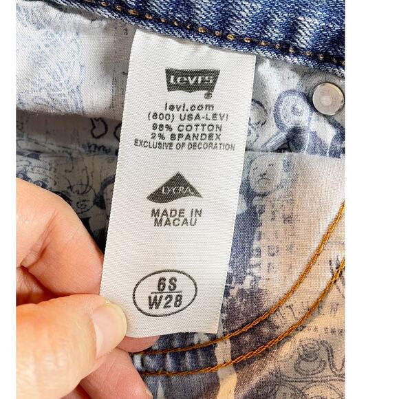 Vintage Levi’s “Little e” Curvy Bootcut Jeans Size 6S / W28 - Picture 7 of 14